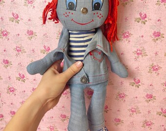 【未開封】Vampeeee's Denim Rag Doll Amazon.co.jp: Retro Vampeeee's Denim Rag Doll Red : Toys & Games