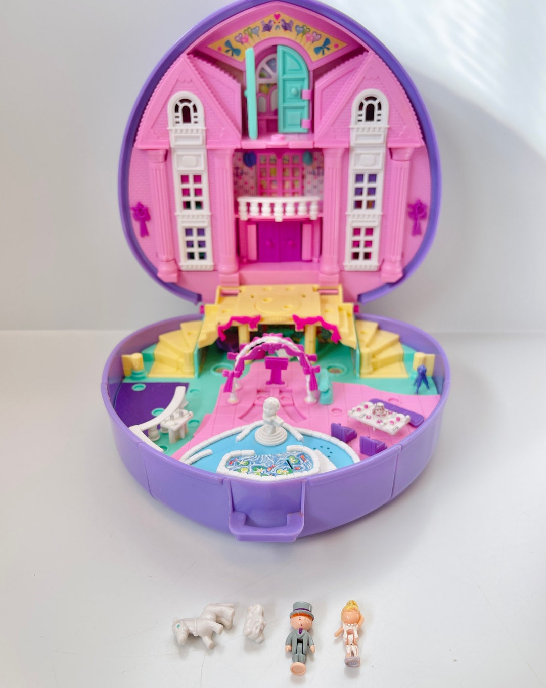 Vintage Polly Pocket Large Wonderful Wedding Compact Purple - Etsy