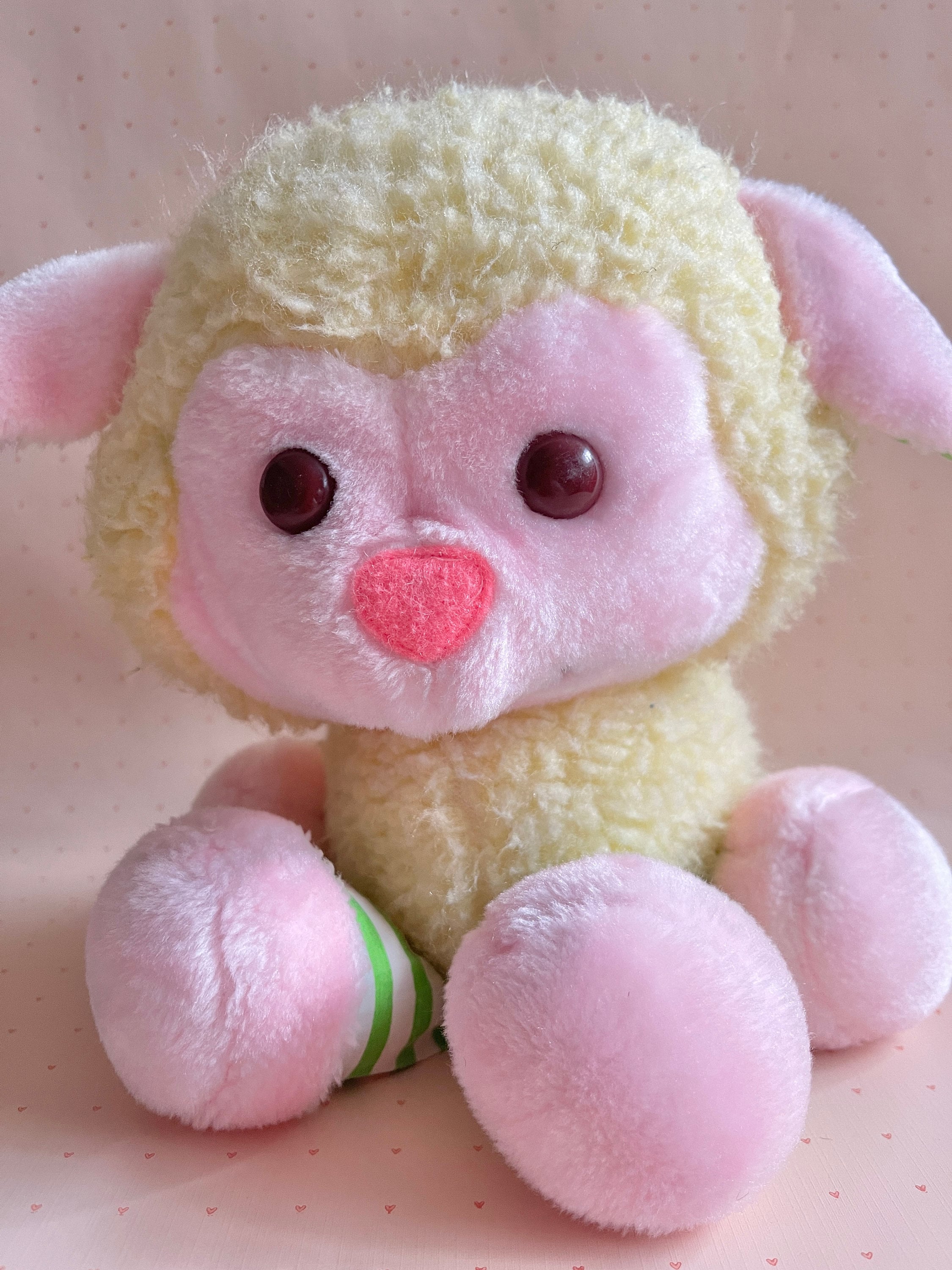 Vintage Kenner Melonie Belle Lamb Large Plush Strawberry Shortcake