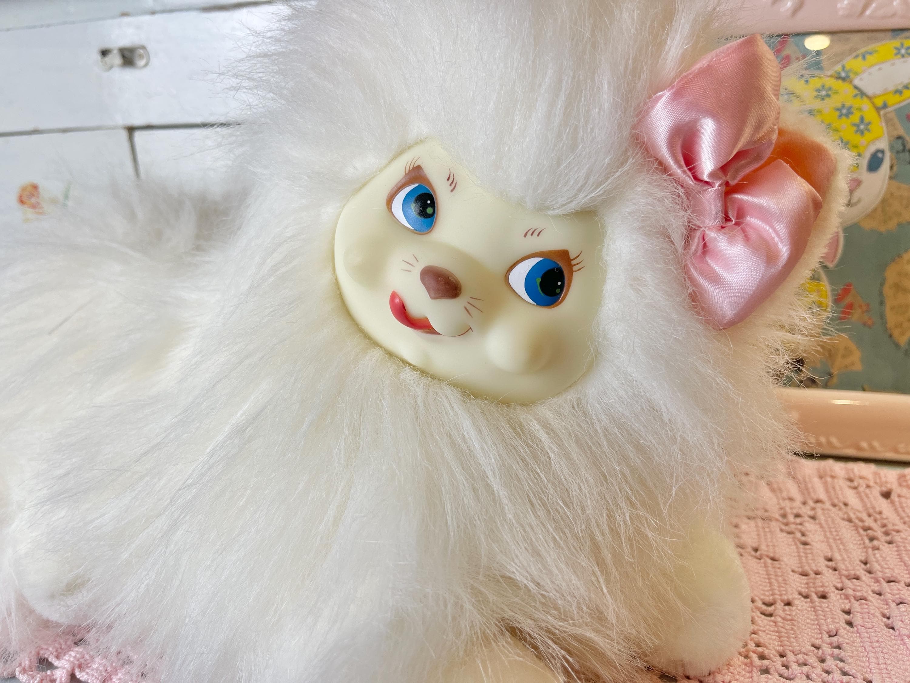 Vintage Dandee Surprise Kitty Plush Knockoff No Babies Rare 1990s