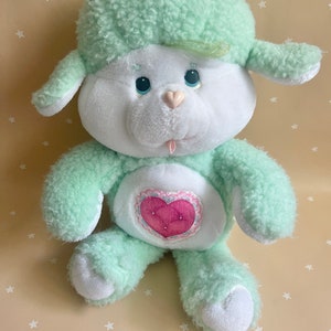 Vintage Kenner Care Bears Cousins Gentle Heart Lamb Plush 1980s