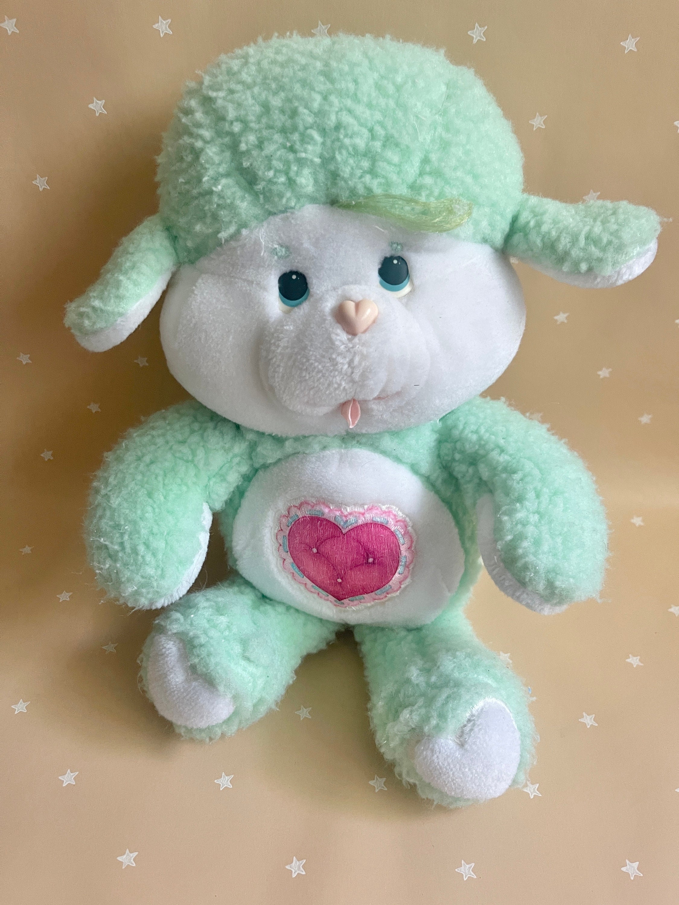 Vintage Kenner Care Bears Cousins Gentle Heart Lamb Plush 1980s