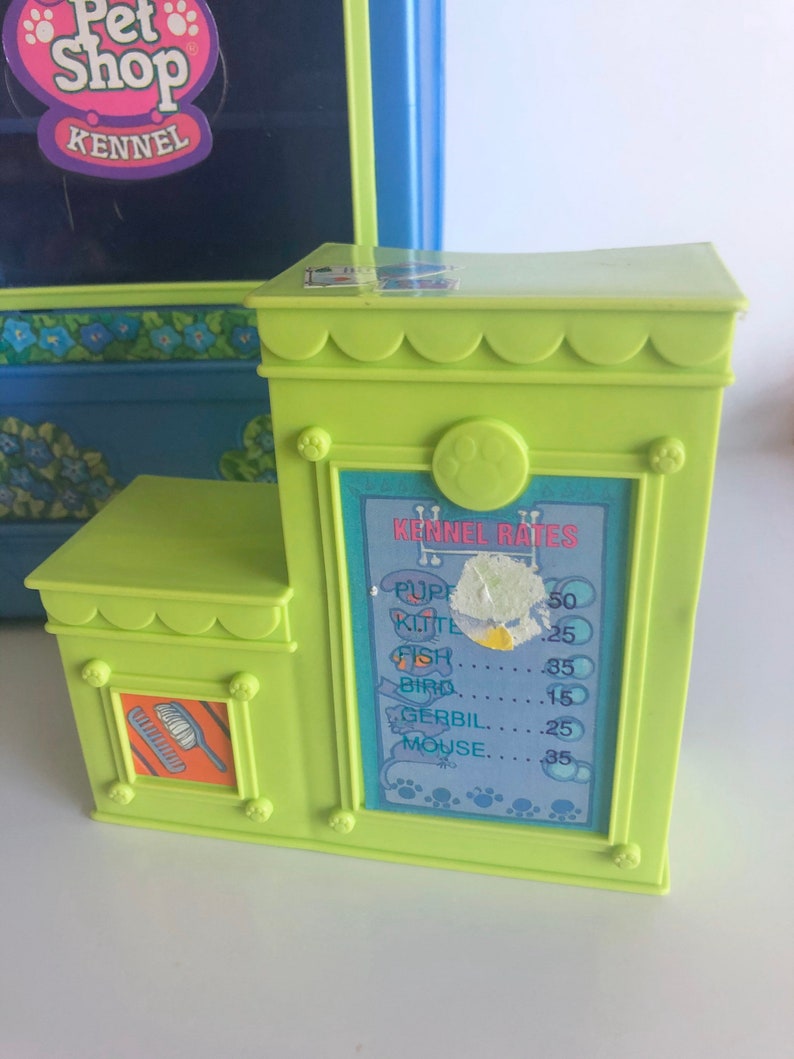 Vintage Littlest Pet Shop Kenner Carry Case 1990s Kenner Blue Etsy