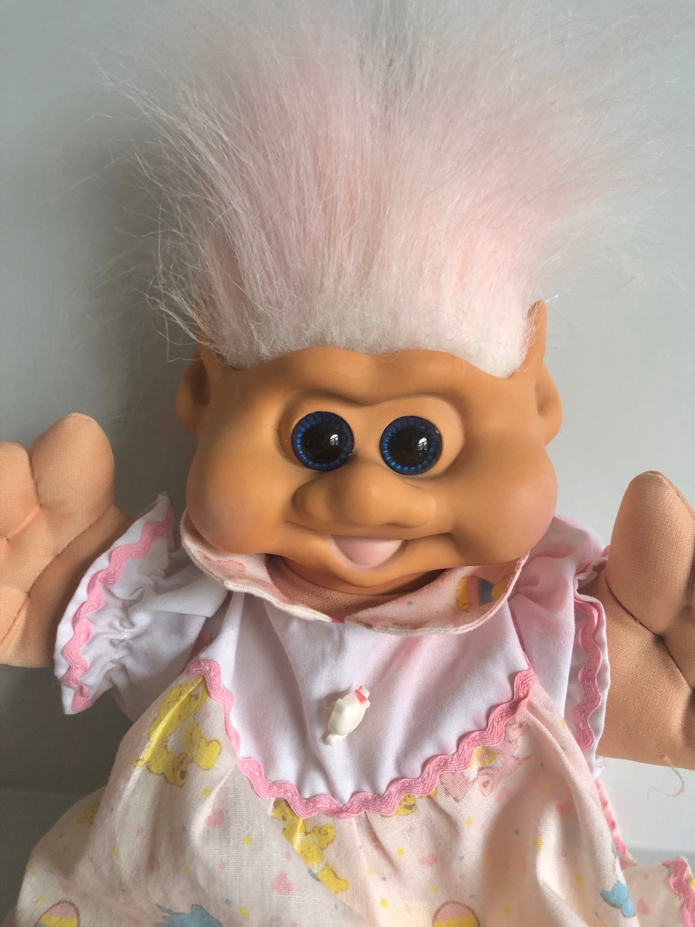Vintage Peluche Bébé Troll Poupée 1990 Bébé Trollz En peluche Etsy