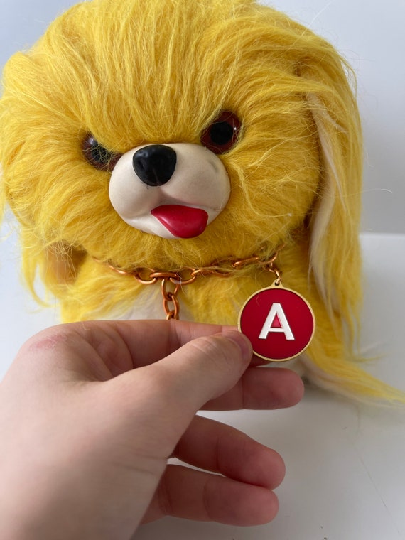 Vintage Yellow Dog Plush Rubber Snout Kitschy Japan 1960s - Etsy