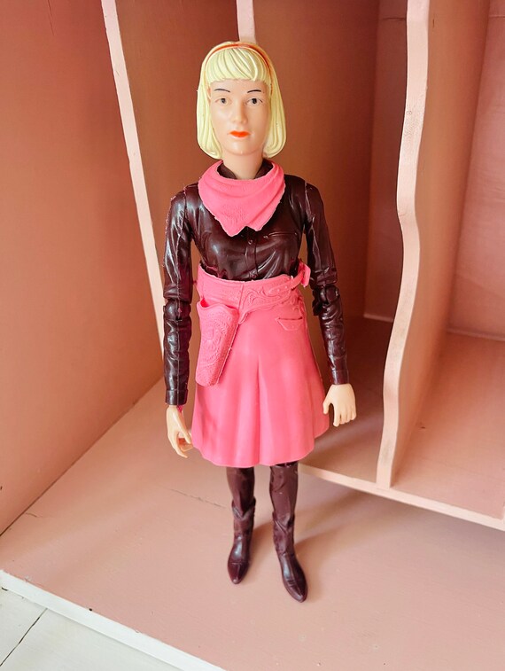 Vintage RARE Marx Toys Jane West Canadian Variant Maroon Body Etsy