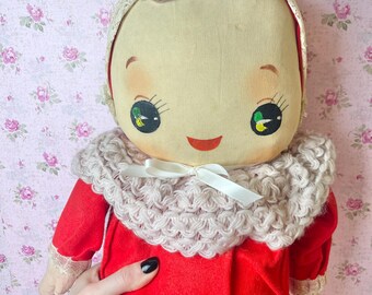Vintage Jumbo Bunka Doll Japan Pose Doll Huge 1960s Kitsch Big