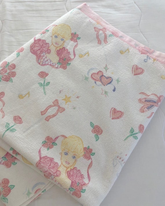 barbie fleece blanket