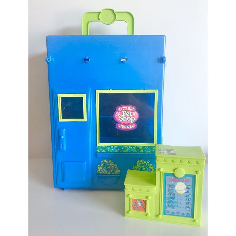 Vintage Littlest Pet Shop Kenner Carry Case 1990s Kenner Blue Etsy