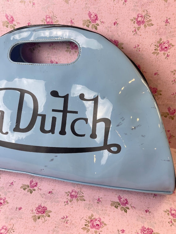 Vintage Blue Vinyl Large Von Dutch Purse 2000s Y2K - Etsy