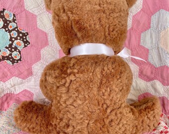 ヴィンテージ ラバーフェイス キッチュ ハッピー テディベア