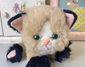 Charming 1992 Tyco Kitty Kitty Kittens Purring Plush Cat