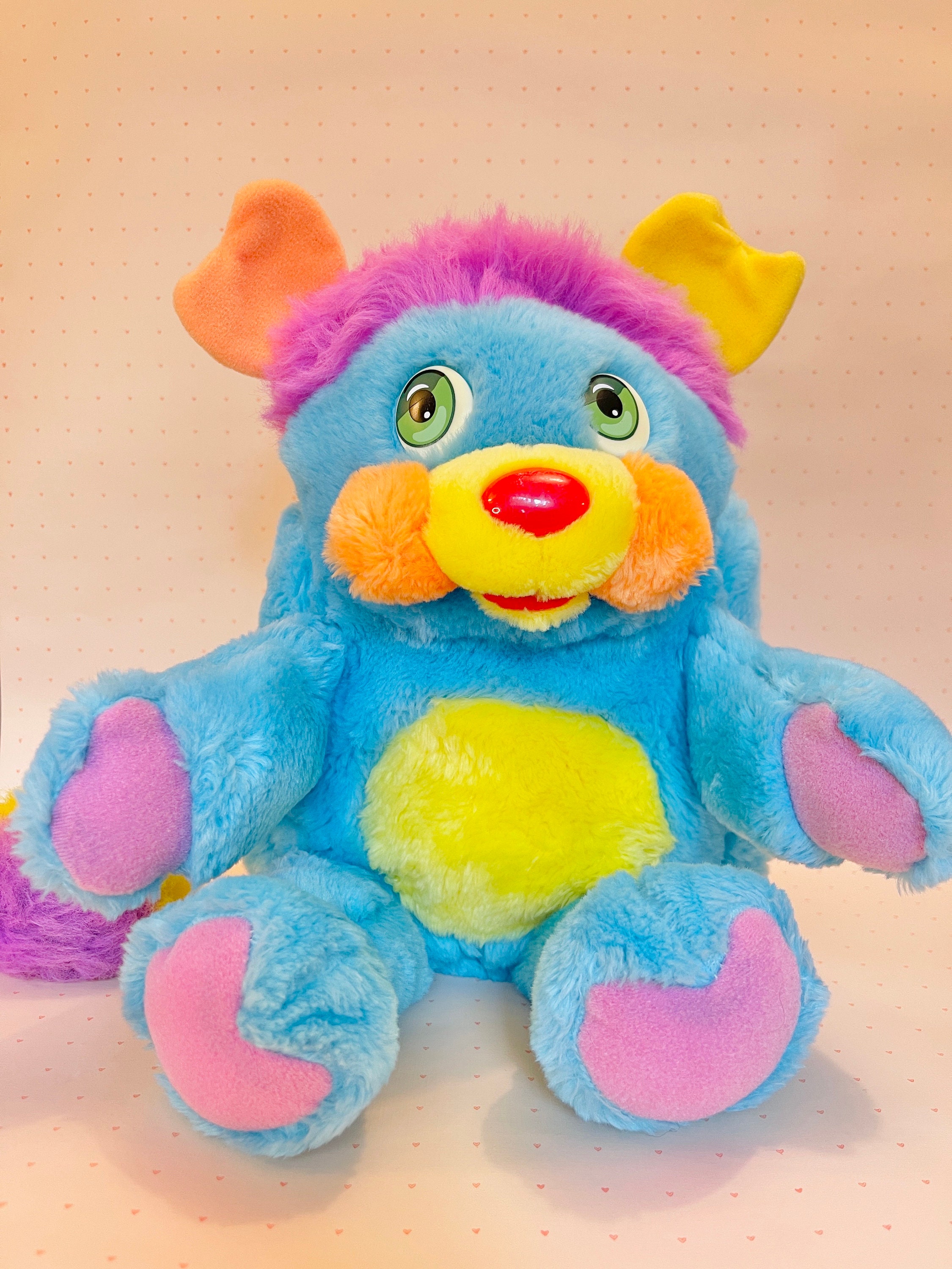 Vintage Large Mattel Blue Popples Plush 1980s Popple Etsy UK
