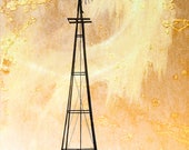 Windy - Photographic Art of Classic American Windmill in Oklahoma - signed and numbered art from limited edition