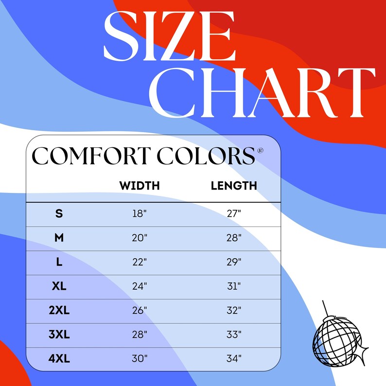 t-shirt sizing chart