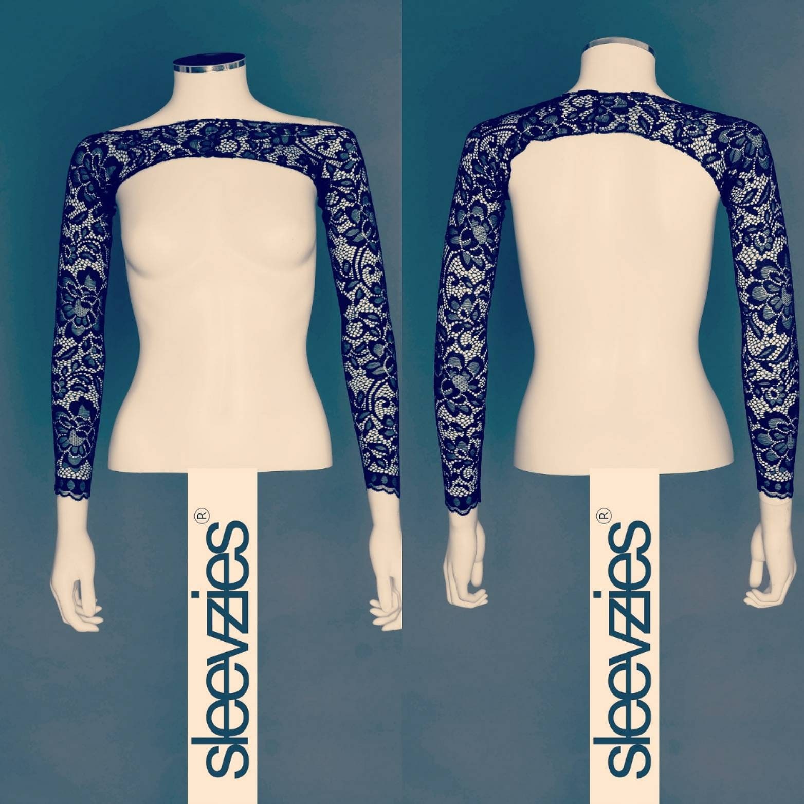 Lace sleeves/ black lace/ removable sleeves/ detachable Etsy