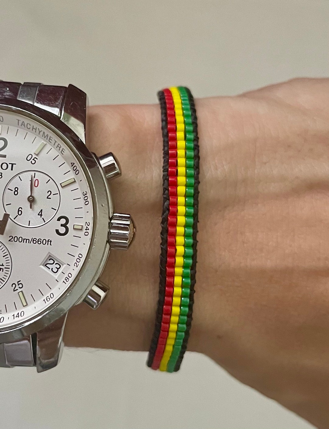 Bolivia Senegal Rasta Guyana Ethiopia Reggae Flag UNISEX Bracelet ...
