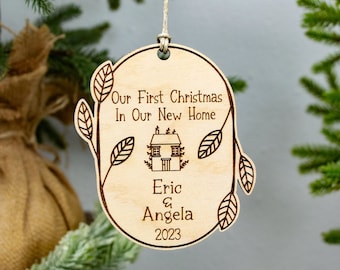 Our First Christmas in Our New Home Ornament, New Home Ornament, New Home Gift, New Home Christmas Ornament, New House Ornament