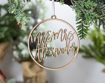 newlywed ornament collection