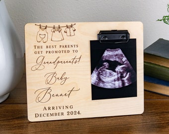 Pregnancy Announcement to Parents, Ultrasound Frame, Baby Announcement Grandparent, Grandparent Pregnancy Announcement, Pregnancy Reveal