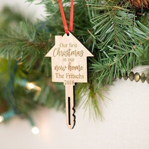 New Home Ornament, First Home Ornament, New Home Gift, Housewarming Gift, First Home Gift, Christmas Ornament, Realtor Closing gift