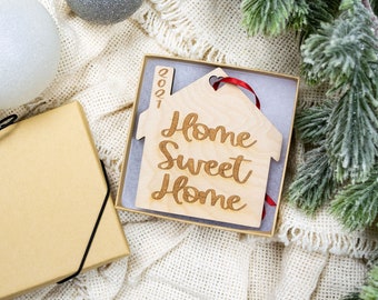 Home Sweet Home Ornament, First Christmas in New Home Ornament, Our First Home Ornament, New House Ornament, New Home Gift, Closing Gift