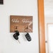 Housewarming Gift, His and Hers Key Holder, Key Hooks, Entryway Organizer, Couple Gifts, Farmhouse Decor, Rustic Decor, Key Hanger