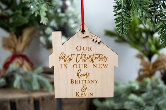 First Home Ornament, New House Ornament, Housewarming Gift, New House Gift, Our First Home, New Home Ornament, Closing Gift, Realtor Gift