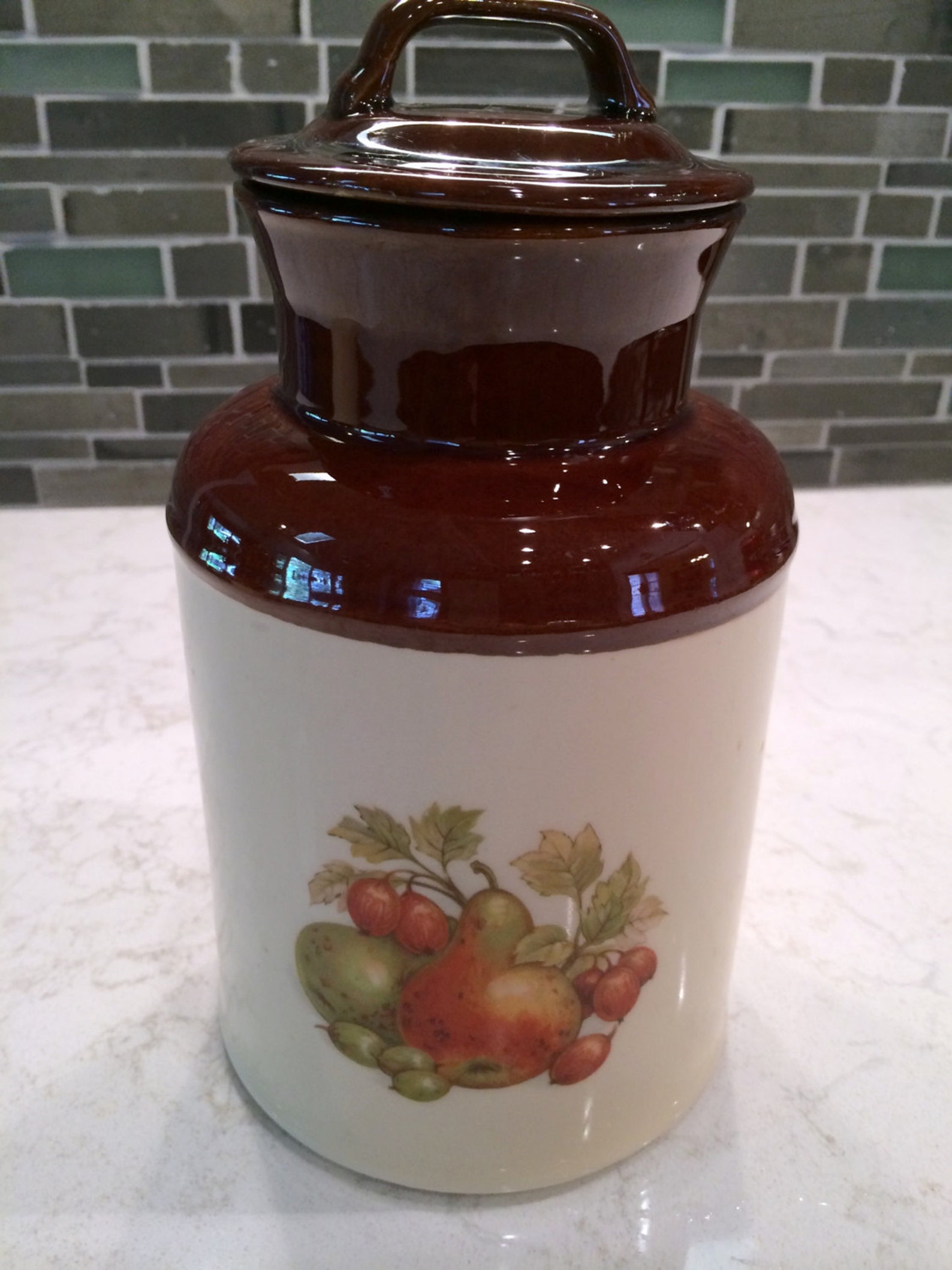 McCoy Fruit Festival Canister Set Etsy