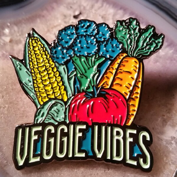 Veggie Vibes Hat Pin FREE SHIPPING
