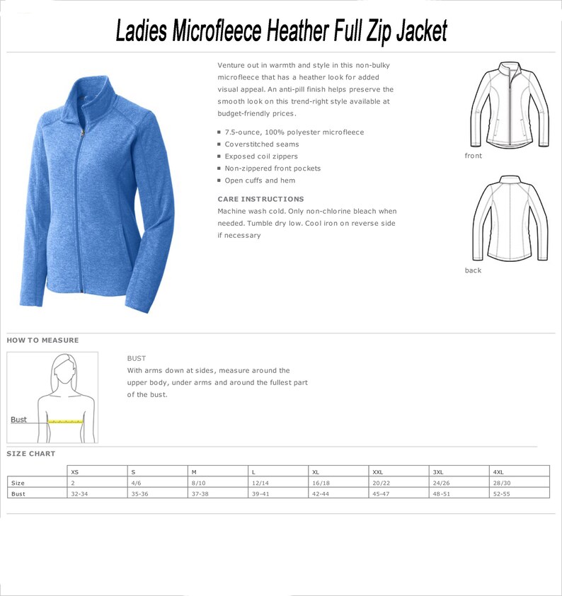 Personalized Apparel 4 Nurse Jacket RN Full Zip