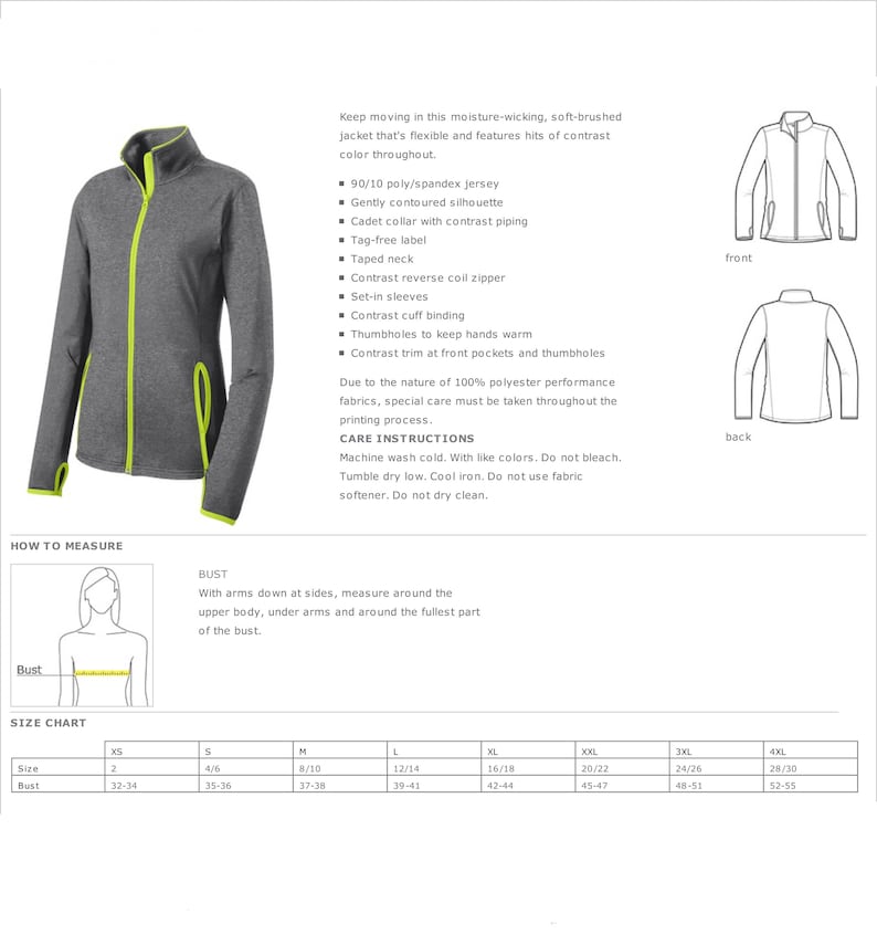 RN Nurse Jacket / Full Zip Fleece / Medical Gift / Personalized / Monogram 4 image 4