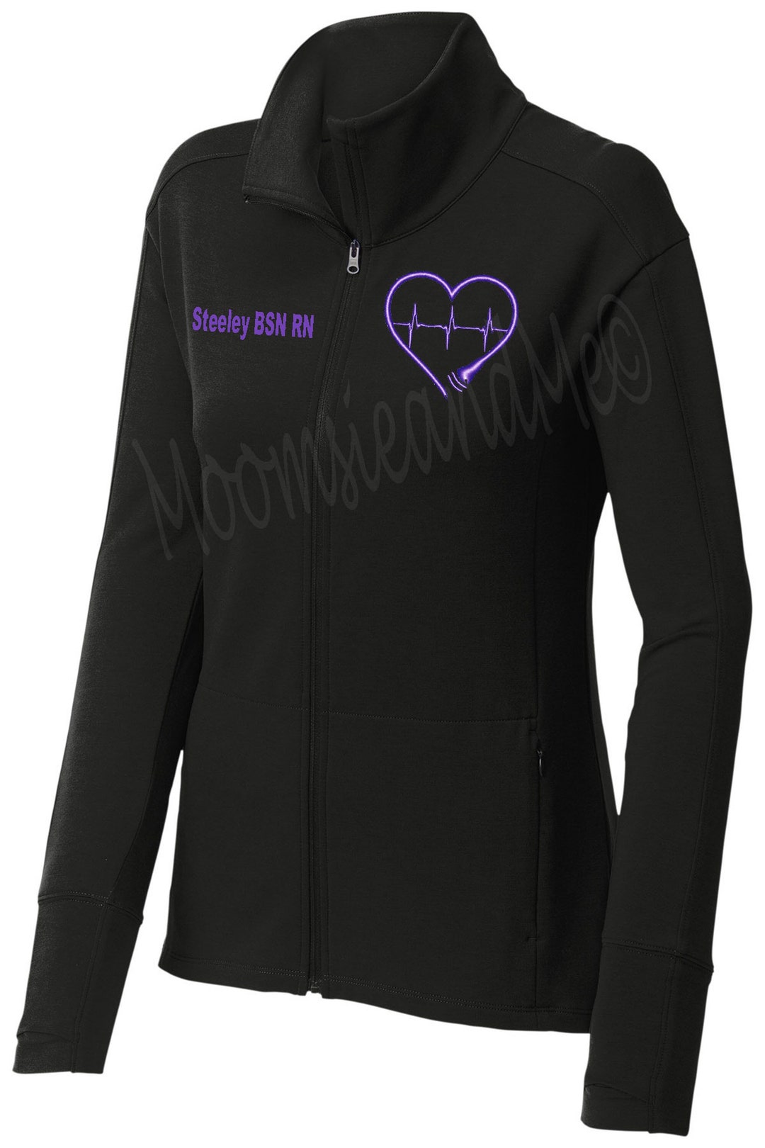 Ultrasound Tech Jacket, Nurse Personalized, Sonography, Monogram Coat