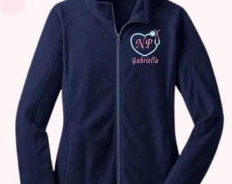 Nurse Micro Fleece Zip Up Jacket, Medical Gift 3