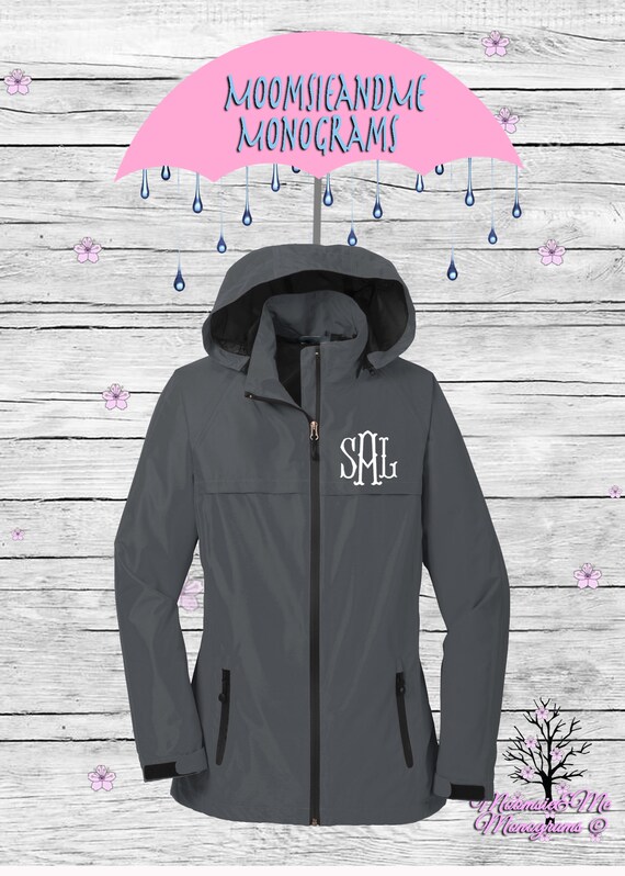 PERSONALISED ADULT RAINCOAT CUSTOM PRINTED WATERPROOF JACKET WINDPROOF COAT