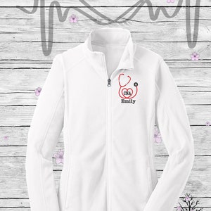 RN Jacket, Personalized Nurse, Custom Jacket, Gift for Nurse 6