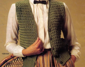 Women Vest Crochet Pattern  Sizes 8-18 Instant Download