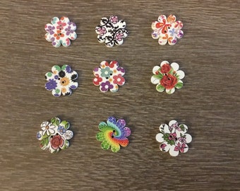 Flower Buttons