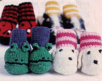 Baby Toddler Slippers Knit Pattern