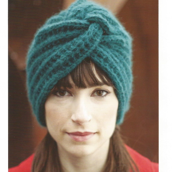 PDF Turban Hat Knitting Pattern