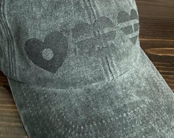 BTS Baseball Cap ARIRANG Heart Logo design ponytail hat