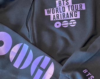BTS Arirang World Tour Zip Up Hoodie
