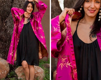 The Pink Bamboo Duster - OS