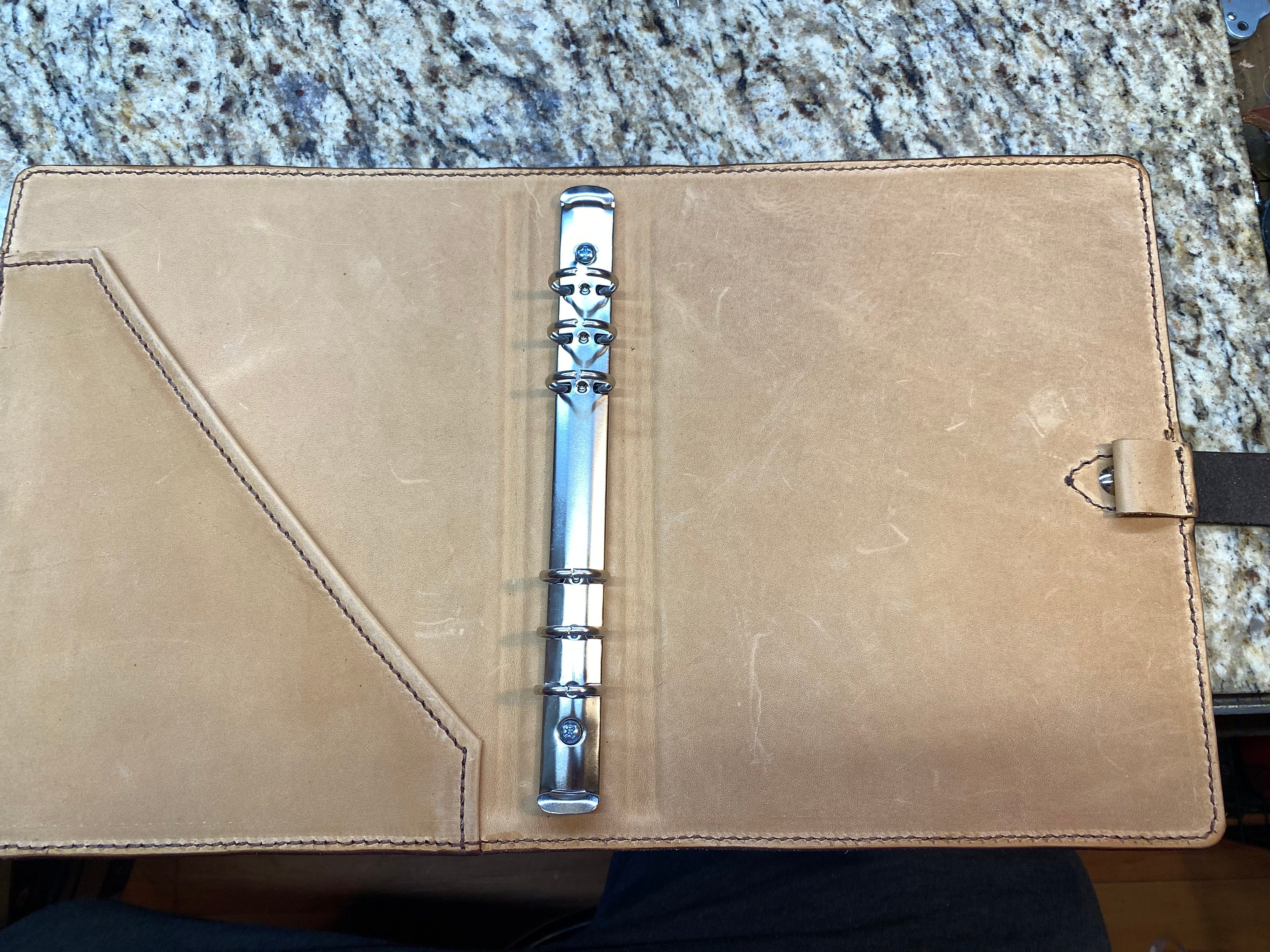 Hand Tooled Leather Day Planner Etsy