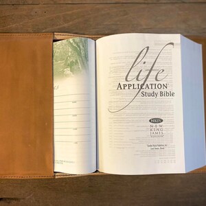 Bible Cover (with Study Bible) - Etsy