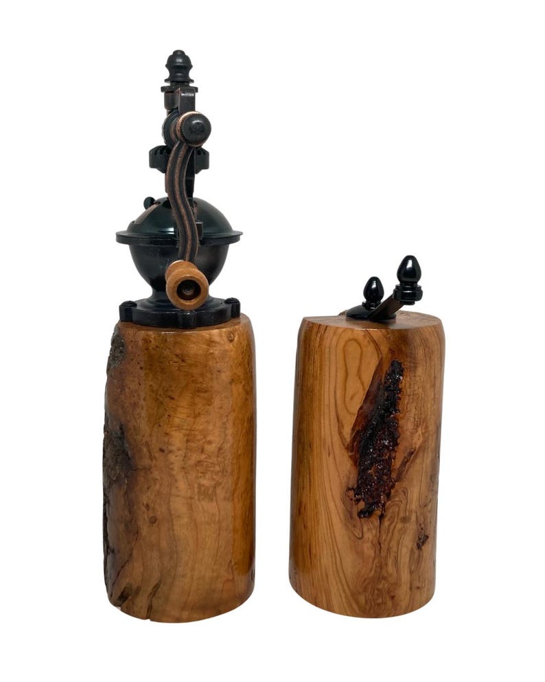 Cherry Burl Pepper and Salt Shakers