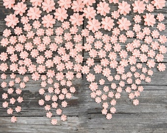 25 Small Wall Flowers, Nursery Above Crib Decor, Paper Flower Wall Decor, Cherry Blossoms