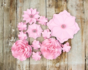 Large Paper Flower Backdrop, Floral Wall Decoration, Baby Shower Decor, Big Paper Flower, Wall Paper Flowers, Nursery Flowers, Nursery Decor