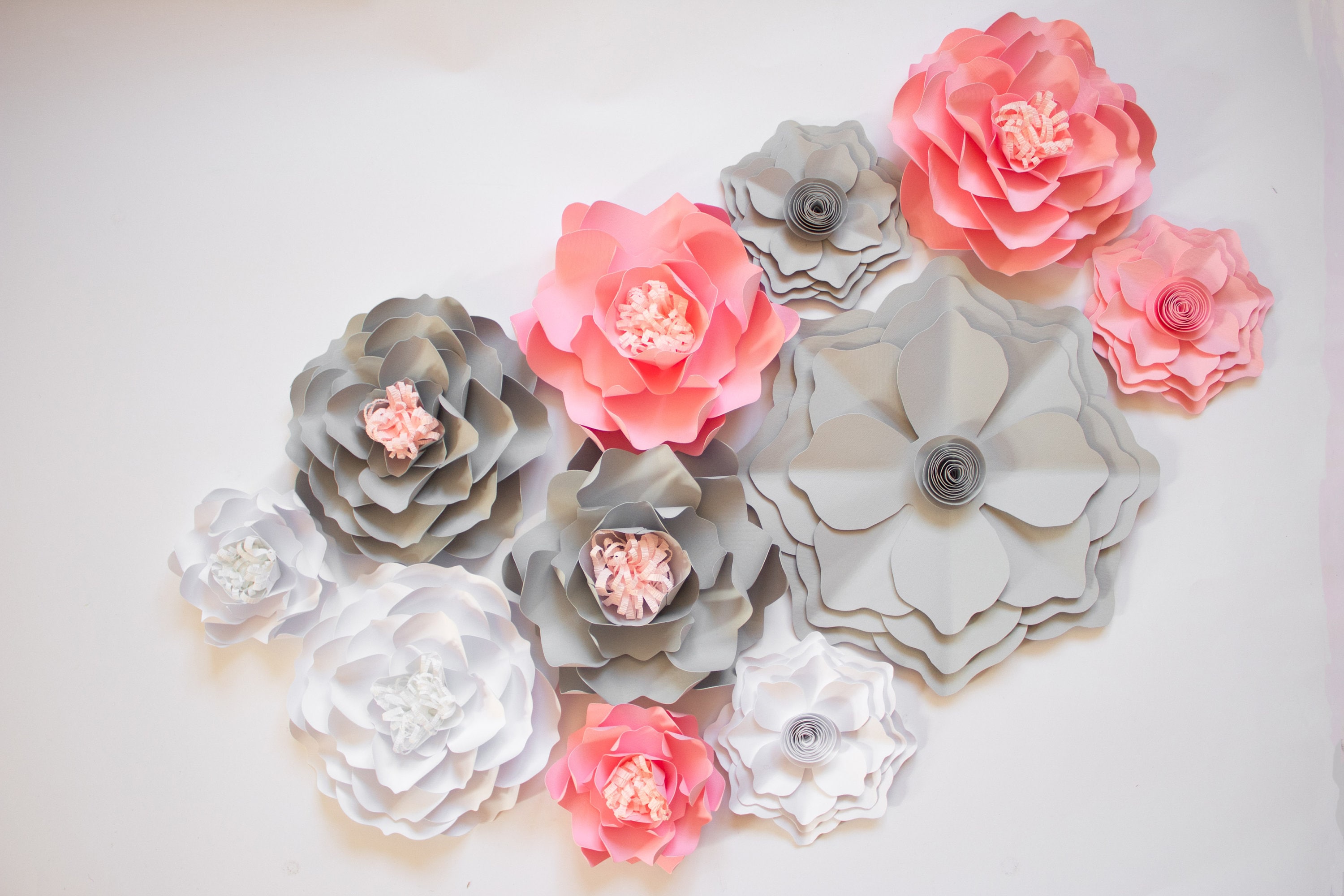 3D Artificial Paper Flower Decorations for Wall(Ivory Pink Rose Gold, Set  of 16), Wedding, Bridal Shower, Baby Shower, Nursery Decor, Centerpieces,  Flower Backd - China 3D Artificial Paper Flower Decorations and Wall