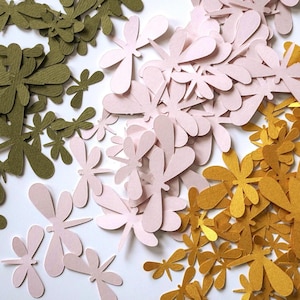 Dragonfly Confetti, Birthday Table Scatters, CUSTOM COLORS, Baby Shower Party Props, Bridal Shower Decor, 100 pieces